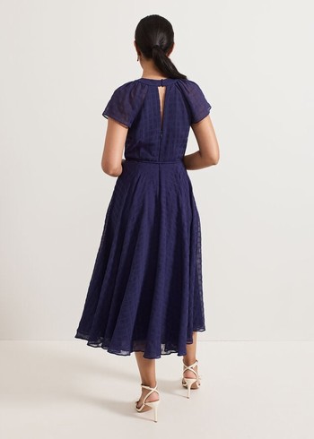 Phase Eight Petite Gwen Dress Navy USA | 0569821-UJ